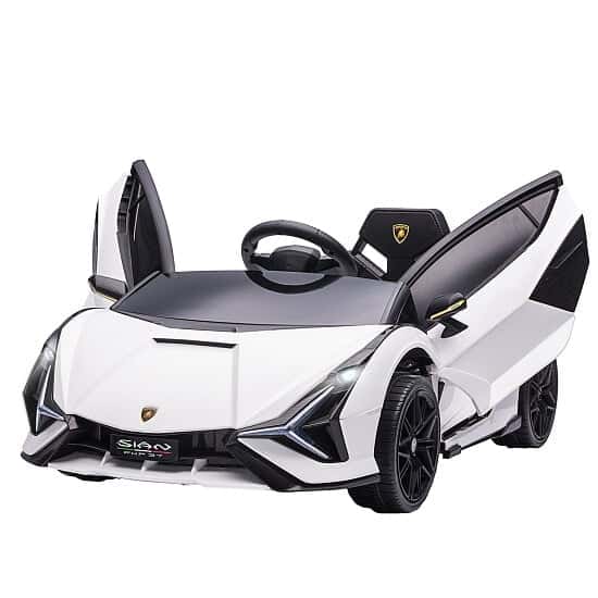 Lamborghini Kids Electric Ride On Car Toy Car with Remote Control Music Lights