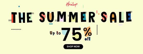 Hamleys Summer Sale Up to 75% Off
