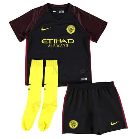 33% off 2016-2017 Man City Away Nike Little Boys Mini Kit, now available for just £29.99