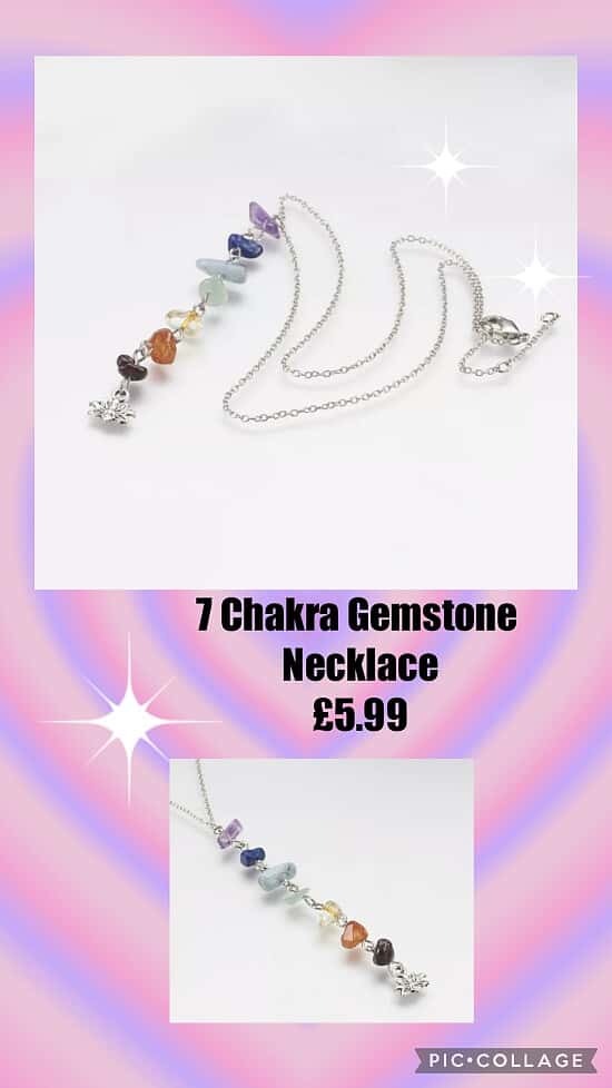 7 Chakra Gemstone Necklace 💕 £5.99