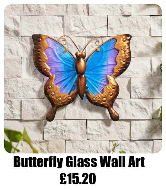 Butterfly Glass Wall Art 💕 £15.20