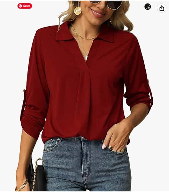 Elegance Refined: The Radiant Woman Shirt