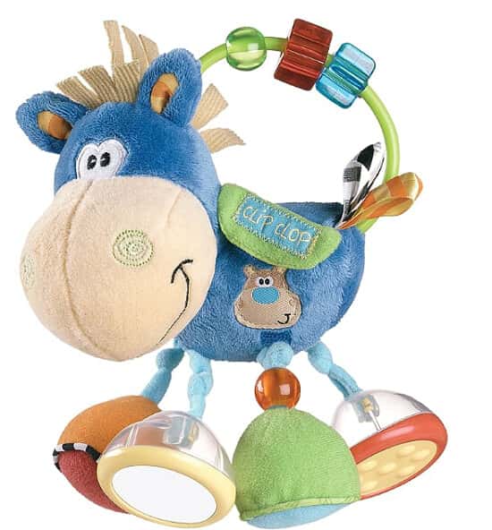 Playgro Activity Rattle Clip Clop, Learning Toy, From 3 Months, BPA Playgro Toy Box Horse