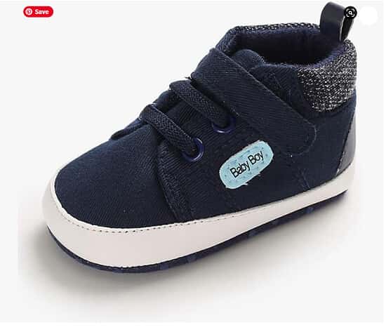 Baby Boy First Walking Shoes Infant Toddler Trainer Soft Sole Anti-Slip Prewalker