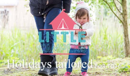 Little Camper 4 night mid-week holidays from £113 per family