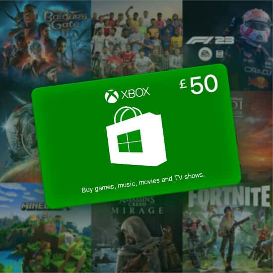 WIN a £50 Microsoft Xbox Gift Card