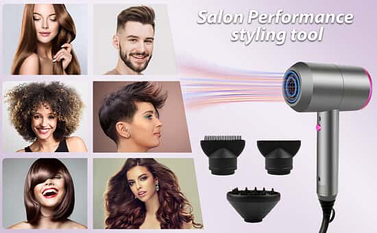 Revamp Your Hairstyle: Get Over Half Price Off on HappyGoo Professional Hair Dryer!