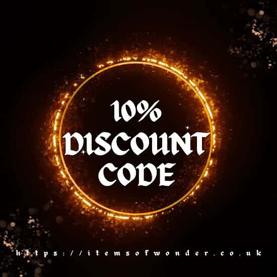 Get 10% Discount at Items Of Wonder