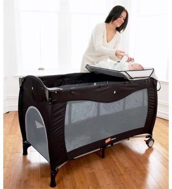Save 39% on Babyway Luxury Baby Travel Cot & Bassinet, just £43