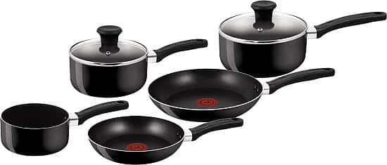 Upgrade Your Culinary Arsenal: Save 42% on the Tefal Delight 5-Piece Non-Stick Pan Set!
