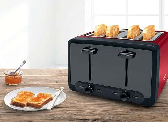 Elevate Your Breakfast Game: Save 33% on the Bosch DesignLine Plus 4 Slot Stainless Steel Toaster!