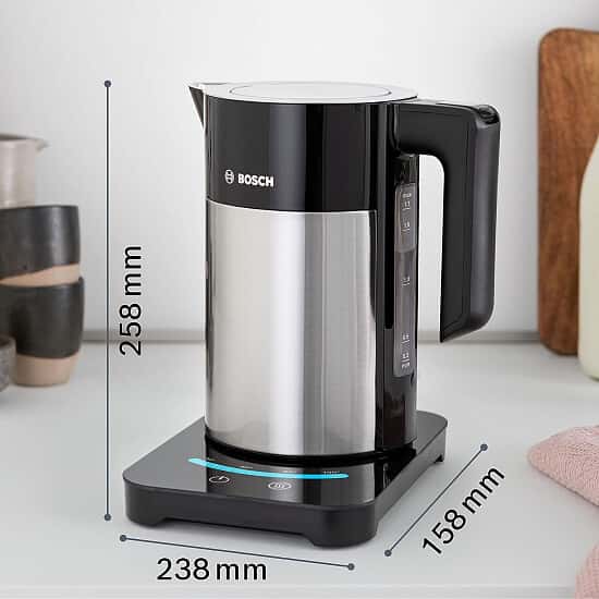 Experience Precision Brewing: Save 20% on the Bosch Sky TWK7203GB Cordless Kettle!