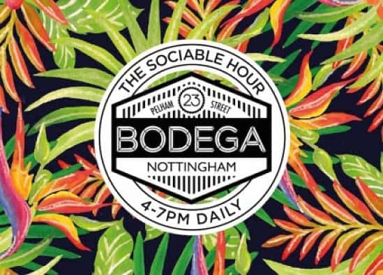 4pm - 7pm The Bodega Hosts 'The Sociable Hour' - Join us today!