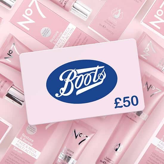 WIN a 50 Boots Gift Card Snizl Ltd Free Competition