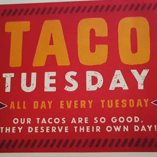 Fancy some Lunch? It's Taco Tuesday today - 3 Fully Loaded Tacos and Fries just £6!