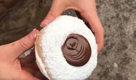 The hand-made Nutella donut is BACK!