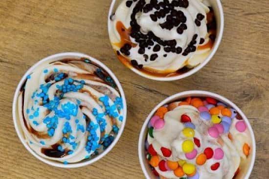 UNLIMITED toppings with any ice-cream purchase!