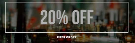 20% OFF on your first order!