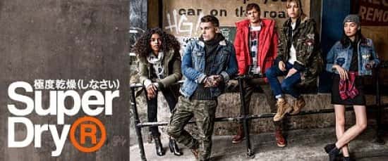 25% off Superdry Items and Clothing