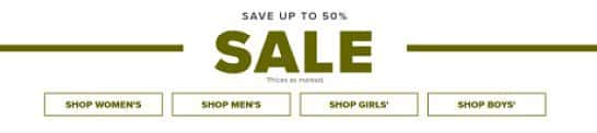 Up to 50% off selected items
