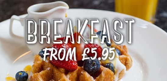 Breakfast starting from £3.95