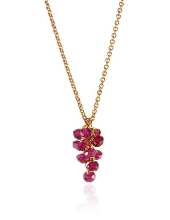 This beautiful Garnet cluster Pendant is only £63