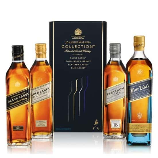 Fabulous Men's Gift Ideas - Johnnie Walker Whisky Collection, 20cl £100.00