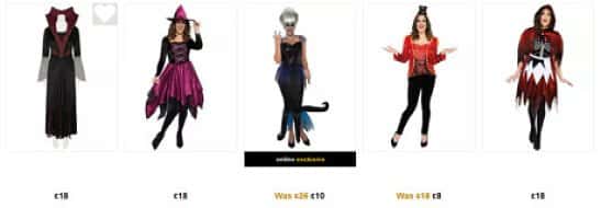 Women's Amazing Halloween costumes From £8!