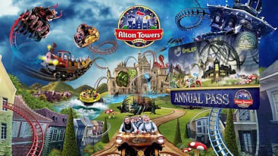 Alton Towers Annual Pass From £100 per person