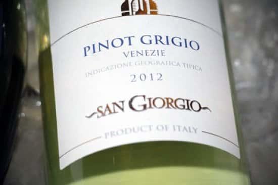A Bottle of Italy's San Goirgio Pinot Grigio - £17.10!