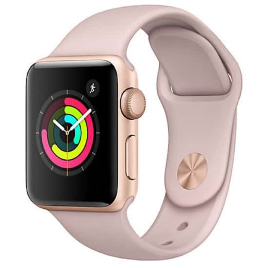 Get Christmas Gifts sorted early this year - Apple Watch Series 3, Pink Sand £329!
