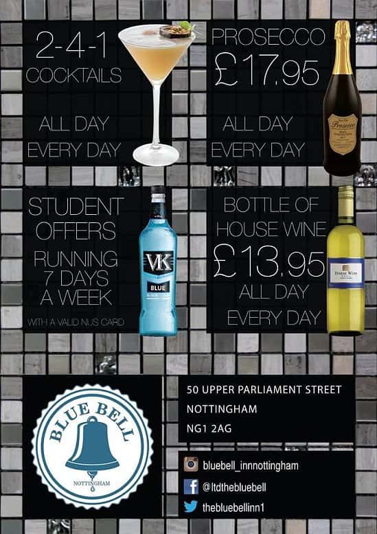 Enjoy a Bottle of Prosecco for JUST £17.95 - All day, Every day!