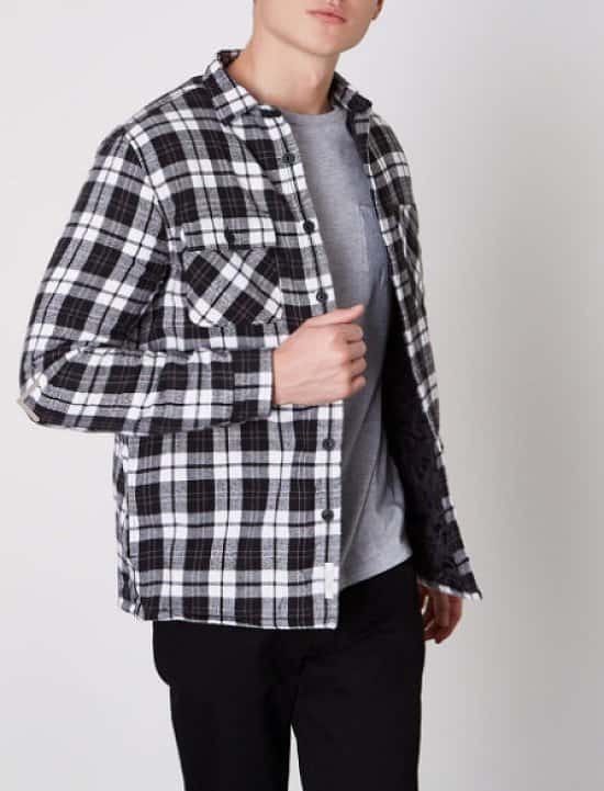 Get 40% off some great items including this checked Shirt-Jacket for £20