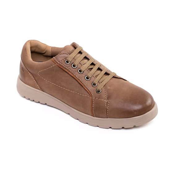 50% Off Padders - Leather 'React' wide fit shoes