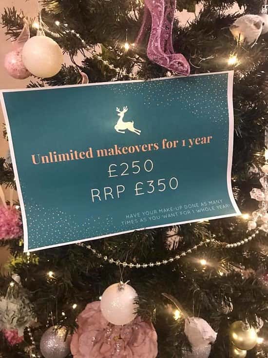 Unlimited Makeovers for a year for £250