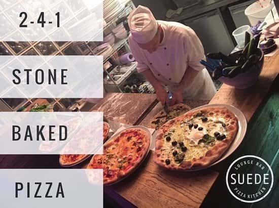 From 5pm on Wednesdays we offer 2-4-1 Pizza!