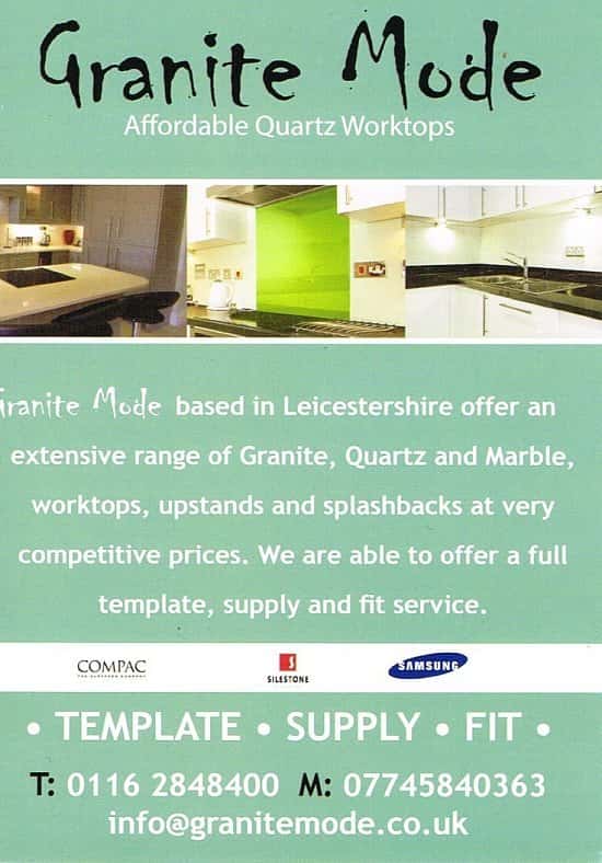 Special offer on Granite & Quartz throughout December and January!