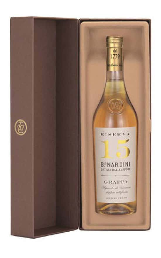 Nardini - Riserva 15 Year Old Was £50.14 - Now £43.73