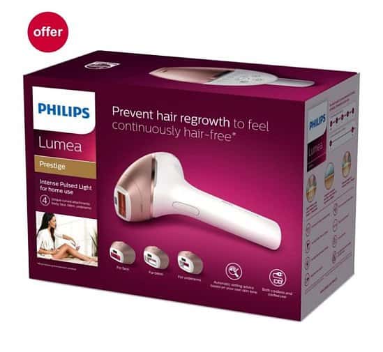 Philips Lumea Prestige BRI956/00 IPL hair removal - SAVE £275.01