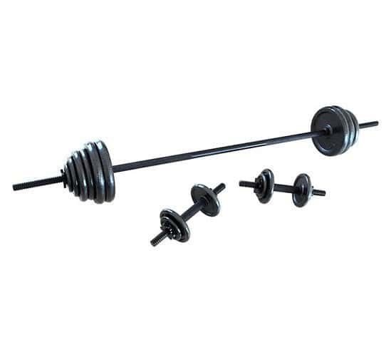 Opti Cast Bar Dumbbell Set 50 KG Now ONLY 64.99 Argos Deal