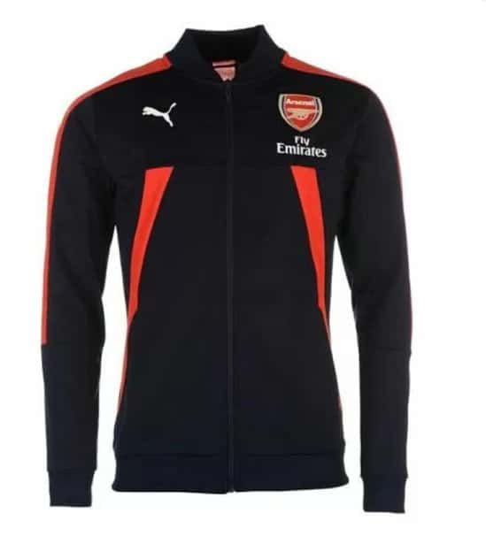 50% off 2016-2017 Arsenal Puma Stadium Jacket, now available for just £29.99
