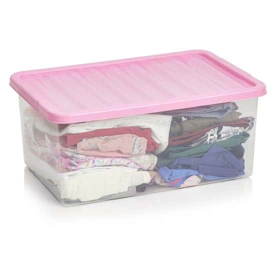 45 litre underbed storage with clip lid Now only £5!
