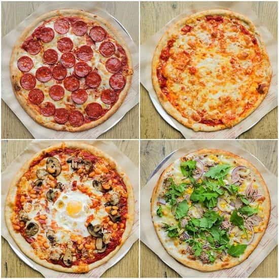 Craft your own 11' Pizza with some amazing toppings for just £7.25