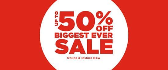 JD's Biggest Ever Sale - Up To 50% OFF including some of the years hottest footwear!
