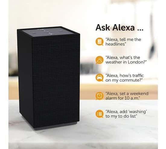 Save £30 on Bush Wireless Speaker with Amazon Alexa