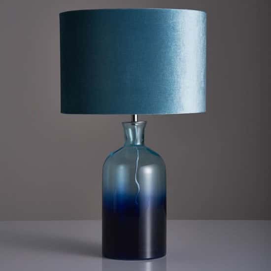 This Beautiful Teal Ombre Table Lamp