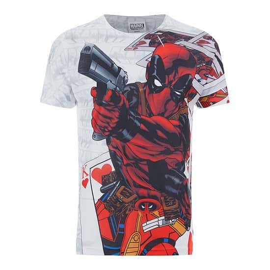 Marvel Deadpool Cards T-Shirt - Save £3
