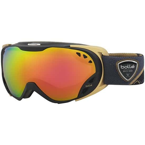 SALE - Save £25.00 on these Black and Gold Bolle Duchess Goggles!