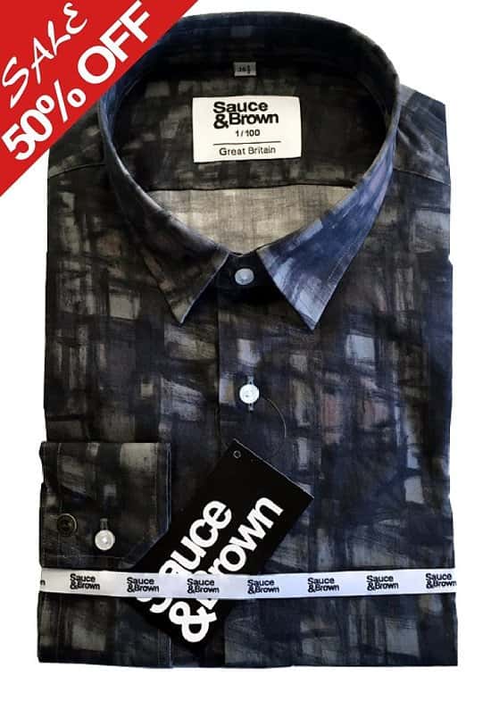 Sketchy Check Shirt is now 50% off