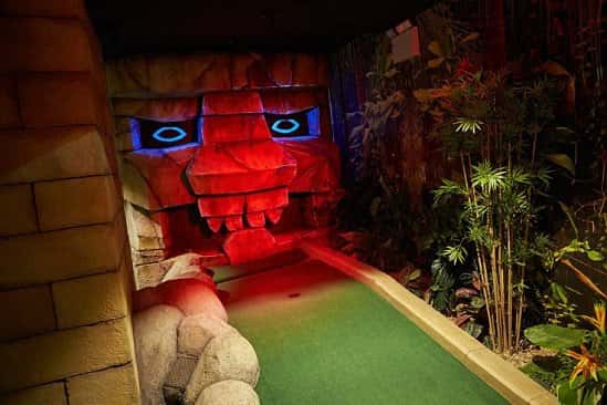 Visit 'The Lost City' Crazy Golf with the family for just £25!